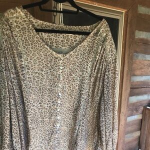 Spell and the gypsy collective leopard print top M/L